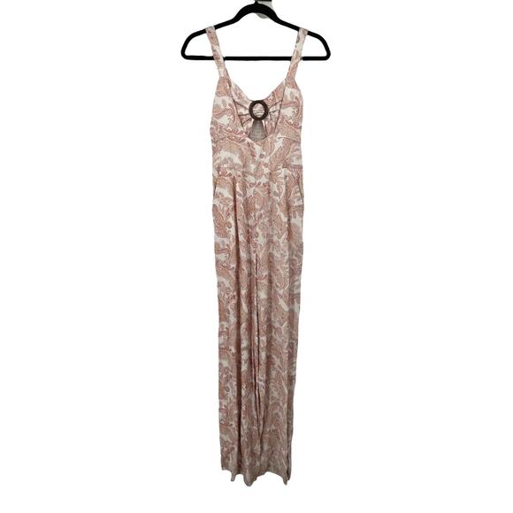 INTERMIX Pants - Intermix Jumpsuit Tricia wide leg pink size 00